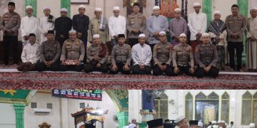Dekatkan Polri dengan Masyarakat, Wakapolres Tanjab Barat Sambangi Masjid Ukhuwah