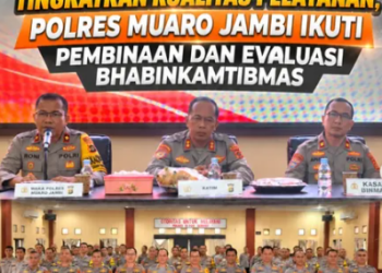 Bhabinkamtibmas Jadi Ujung Tombak Polri, Polda Jambi Gelar Pembinaan dan Evaluasi