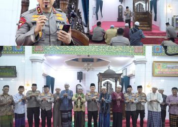 Subuh Keliling di Masjid Jami Ass’adah, Kapolda Jambi Ajak Masyarakat Jaga Kamtibmas