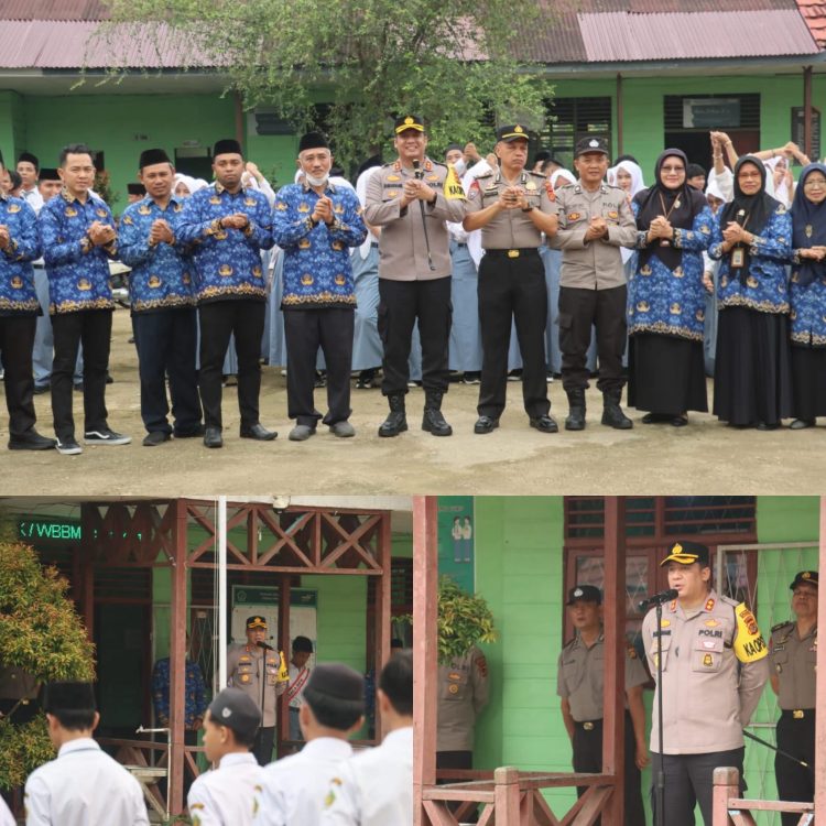 Kapolres Tanjab Barat Jadi Pembina Upacara di MAN 2, Ajak Pelajar Hindari Narkoba dan Balap Liar