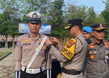 Polres Muaro Jambi Gelar Apel Operasi Patuh Siginjai 2026, Tekankan Keselamatan Berlalu Lintas