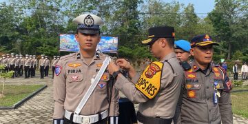 Polres Muaro Jambi Gelar Apel Operasi Patuh Siginjai 2026, Tekankan Keselamatan Berlalu Lintas