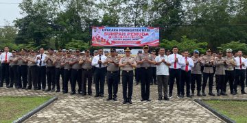 Wakapolres Muaro Jambi Pimpin Upacara Sumpah Pemuda, Tekankan Semangat Pengabdian