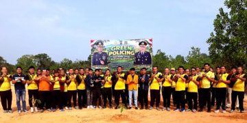 Polres Batang Hari Tanam 130 Pohon Lewat Program Green Policing, Wujudkan Komitmen Polri Peduli Lingkungan